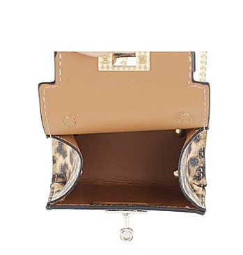 MINI ANIMAL PRINT SATCHEL CROSSBODY BAG