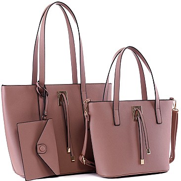 3 in 1 String Accent Twin Tote Value SET
