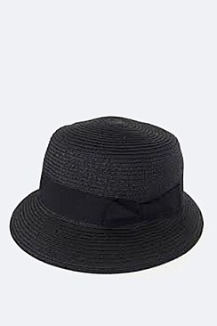 Grossgrain Fashion Straw Hat LACAE266