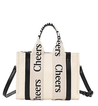 Cheers Canvas Quality Tote HandBag