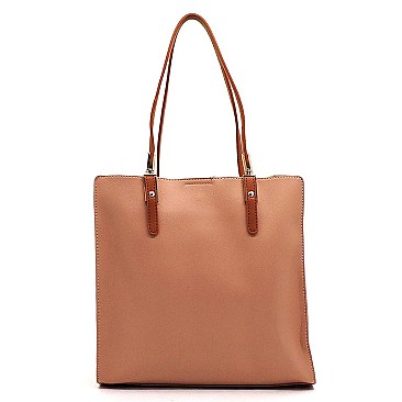 Fashion Top Handle Boxy Satchel