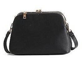 Triple Compartment Kiss Snap Cross-body