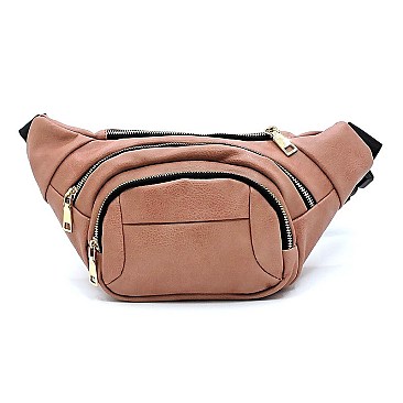 Fashion Multi Pocket Fanny Pack Waist Bag