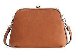 Triple Compartment Kiss Snap Cross-body