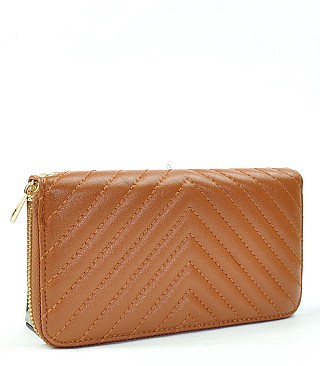 Chevron Pattern Womens Tassel Wallet