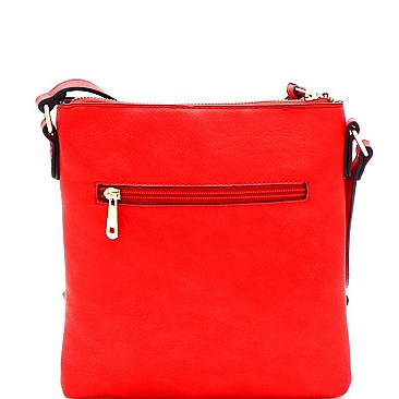 Multi-Pocket Cross Body Messenger