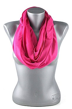 Pack of (12 Pieces) Silky infinity Fashionable Colors Scarves FM-BSF41011