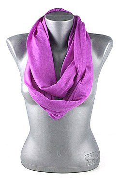 Pack of (12 Pieces) Silky infinity Fashionable Colors Scarves FM-BSF41011