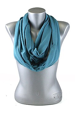 Pack of (12 Pieces) Silky infinity Fashionable Colors Scarves FM-BSF41011