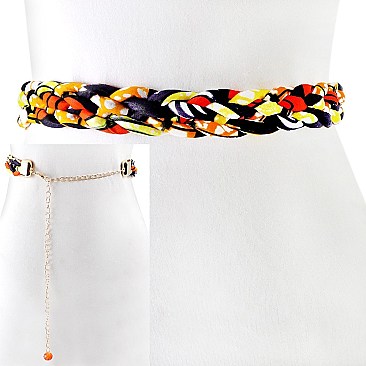 TRENDY KENTE AFRICAN PRINT FABRIC BELT