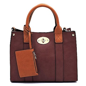 Fashion 3-in-1 Boxy Satchel