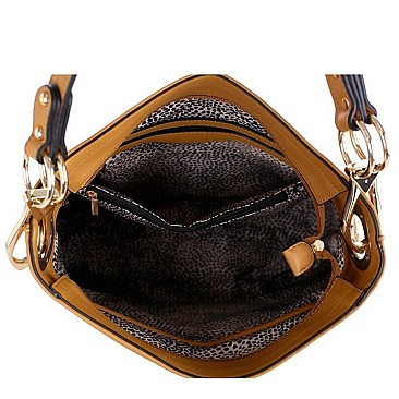 Classic Side Ring Snap Hook Hobo
