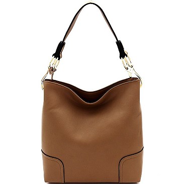 Classic Side Ring Snap Hook Hobo