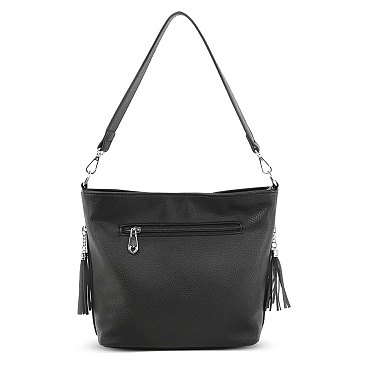 Rhinestone Waterfall Hobo Crossbody Sling