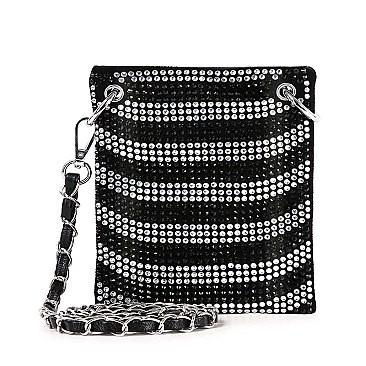 Rhinestone Bling Petite Crossbody Sling