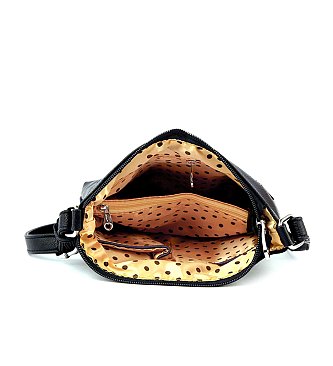 Owl Rhinestone Design Crossbody Sling