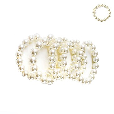 5-LINE PEARLS STRETCH BRACELET