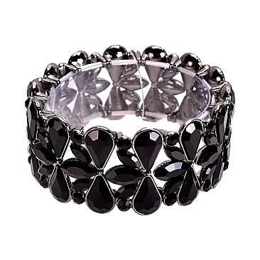 GEOMETRIC TEARDROP PETAL BRACELET