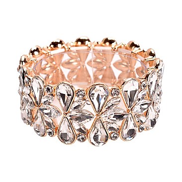 GEOMETRIC TEARDROP PETAL BRACELET
