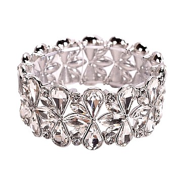 GEOMETRIC TEARDROP PETAL BRACELET