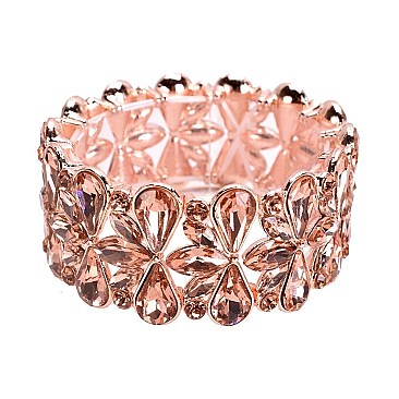 GEOMETRIC TEARDROP PETAL BRACELET