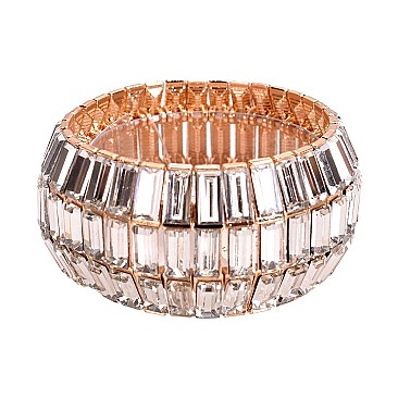 RECTANGULAR DISCO RHINESTONE BRACELET