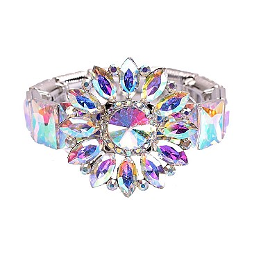 GEM SUNFLOWER RHINESTONE BRACELET