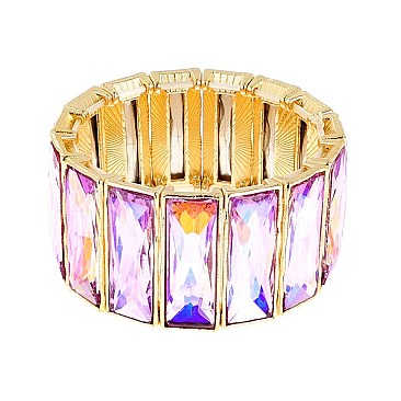 GEM BLING CASTING STONE STRETCH BRACELET