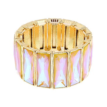 GEM BLING CASTING STONE STRETCH BRACELET