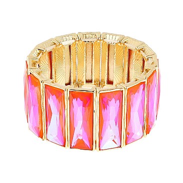 GEM BLING CASTING STONE STRETCH BRACELET