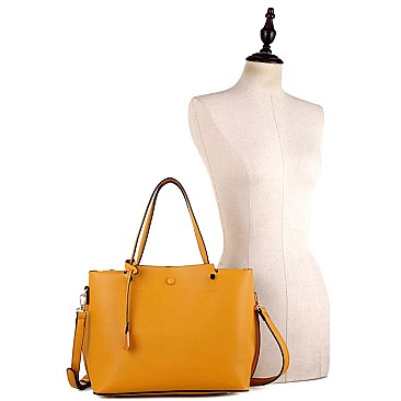 Multi Compartment Classy 2 Way Satchel MH-BY4150
