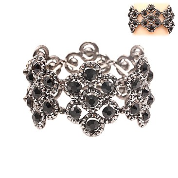 FASHIONABLE MARQUISE STRETCH STONE BRACELET SLBY8105