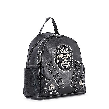 Skull Design Fashion Backpack