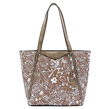 Fashion Graffiti Shopper