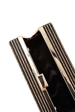 YOLO - NO LIMIT CREDIT Rhinestone Clutch