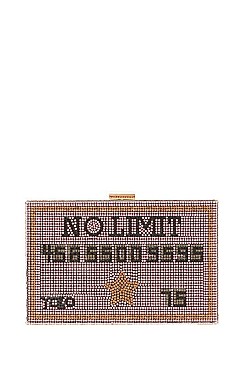 YOLO - NO LIMIT CREDIT Rhinestone Clutch