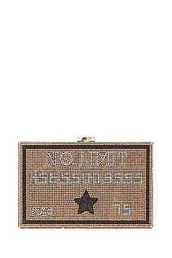 YOLO - NO LIMIT CREDIT Rhinestone Clutch