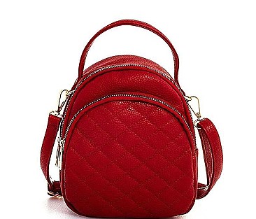 STITCHED CONVERTIBLE MINI BACKPACK