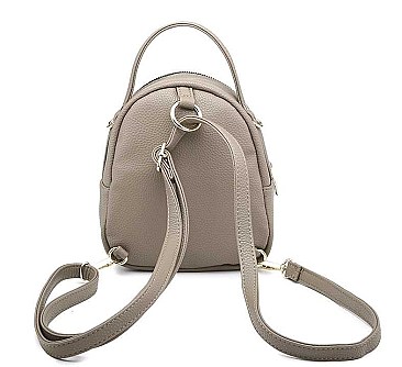 STITCHED CONVERTIBLE MINI BACKPACK