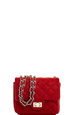 QUILTED MINI CROSSBODY BAG