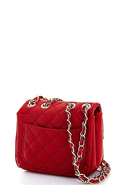 QUILTED MINI CROSSBODY BAG