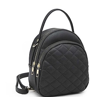 STITCHED CONVERTIBLE MINI BACKPACK