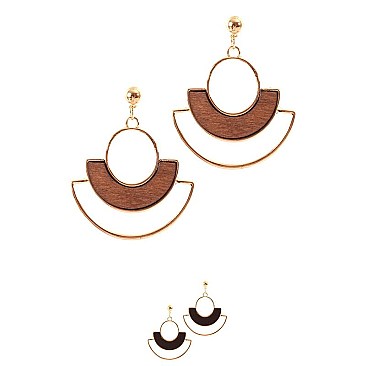 SPIFFY GEOMETRIC DROP EARRINGS