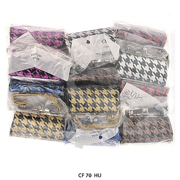 Pack of 12 Regular Coin Purses with M Print Design