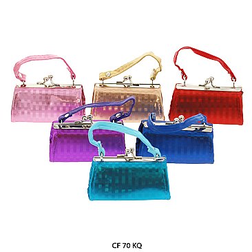 Pack of 12 Regular Coin Purses Glossy Design