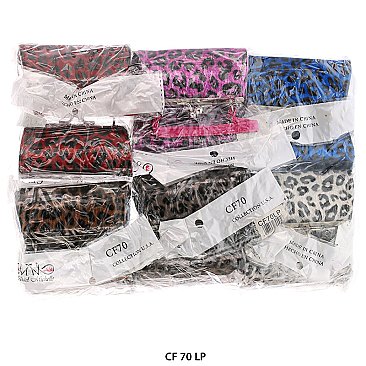 Pack of 12 Regular Coin Purses with Animal Print Design