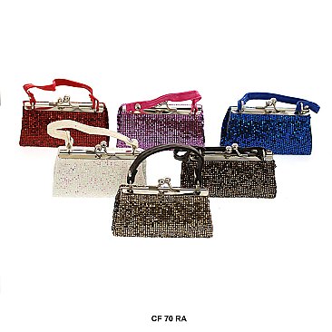 Pack of 12 Regular Coin Purses with Glittery Design