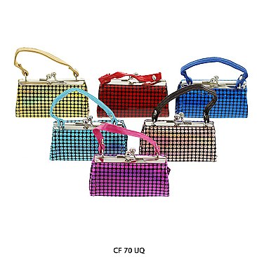 Pack of 12 Regular Coin Purses with Circle Design