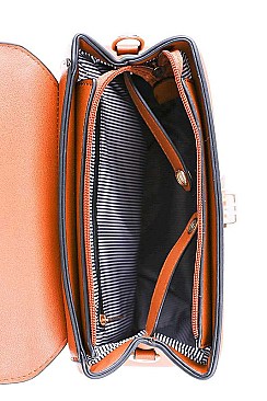 CHECK TWO TONE BACKPACK 2PC SET