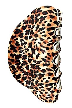 Pack of 12 Stylish Animal Print Hair Claw Clip